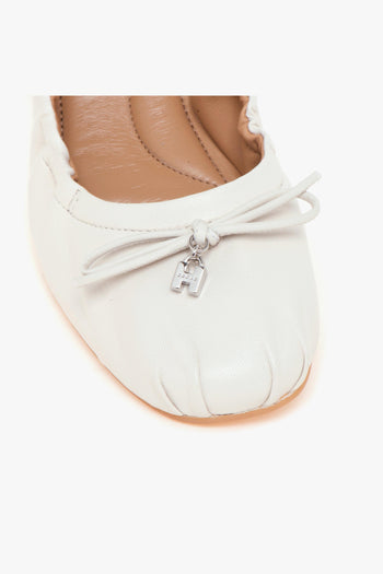 Ballerina H684 in pelle con fiocco - 4