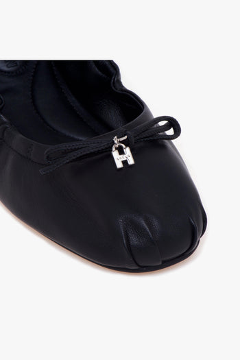 Ballerina H684 in pelle con fiocco - 4