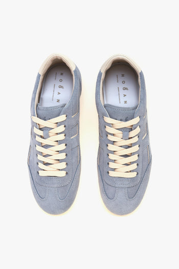 Sneaker H-Olympia in camoscio - 5