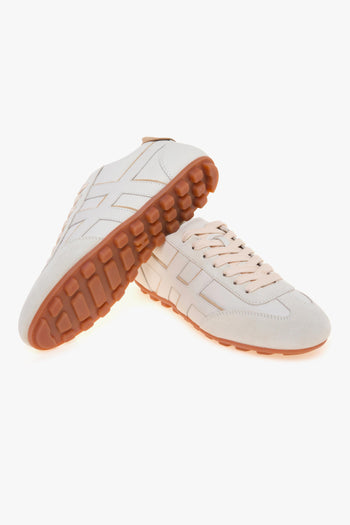 Sneaker H-Olympia in pelle e camoscio - 4