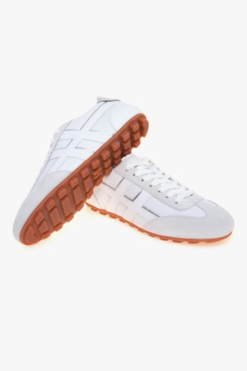Sneaker H-Olympia in pelle e camoscio - 4