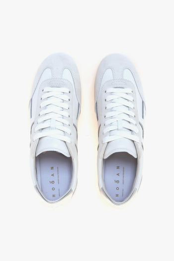 Sneaker H-Olympia in pelle e camoscio - 5