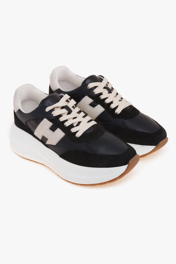 Sneaker Maxi I Active H696 in pelle e camoscio - 2