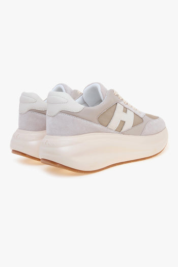 Sneaker Maxi I Active H696 in camoscio, tessuto e pelle - 3