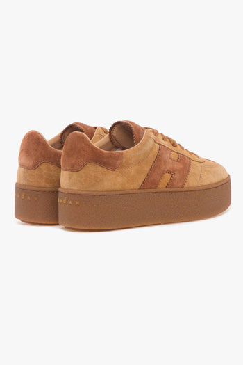 Sneaker Cool Platform in camoscio stampa cocco - 3