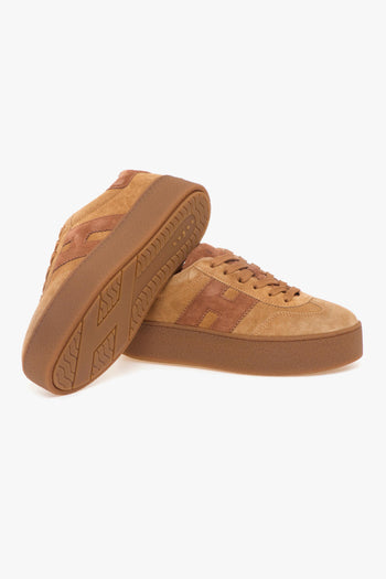 Sneaker Cool Platform in camoscio stampa cocco - 4