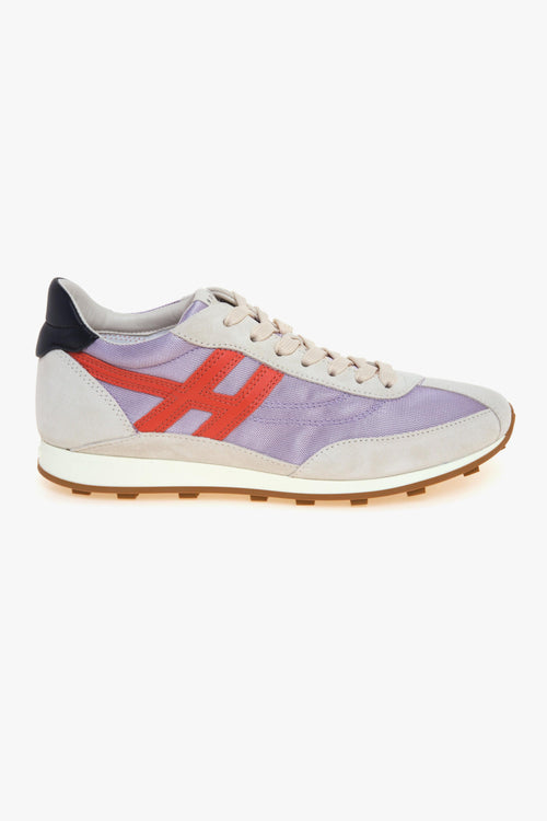 Sneaker H699 Athletic in camoscio e tessuto