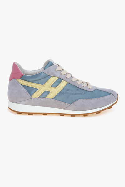 Sneaker H699 Athletic in camoscio e tessuto