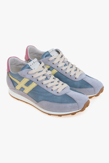 Sneaker H699 Athletic in camoscio e tessuto - 2