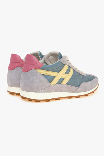 Sneaker H699 Athletic in camoscio e tessuto - 3