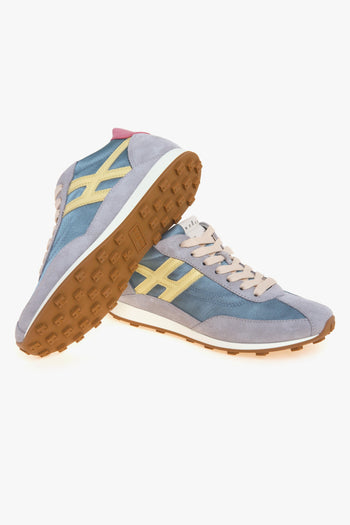 Sneaker H699 Athletic in camoscio e tessuto - 4
