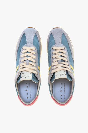 Sneaker H699 Athletic in camoscio e tessuto - 5