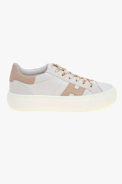 Sneaker Crosswind in pelle e camoscio