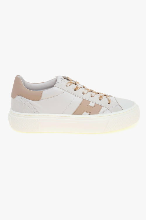 Sneaker Crosswind in pelle e camoscio