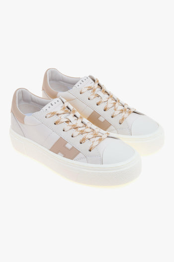 Sneaker Crosswind in pelle e camoscio - 2