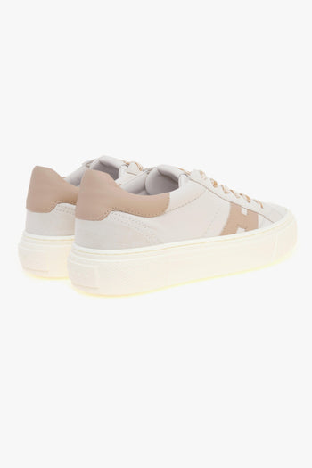 Sneaker Crosswind in pelle e camoscio - 3