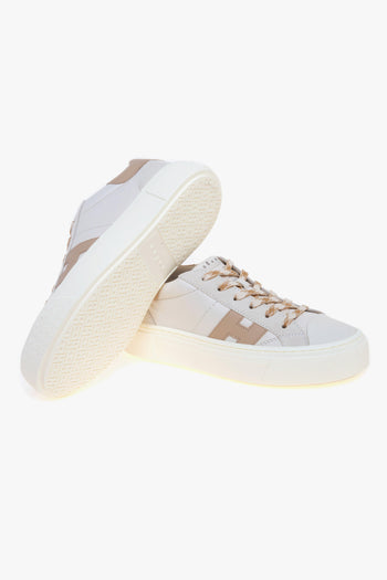 Sneaker Crosswind in pelle e camoscio - 4