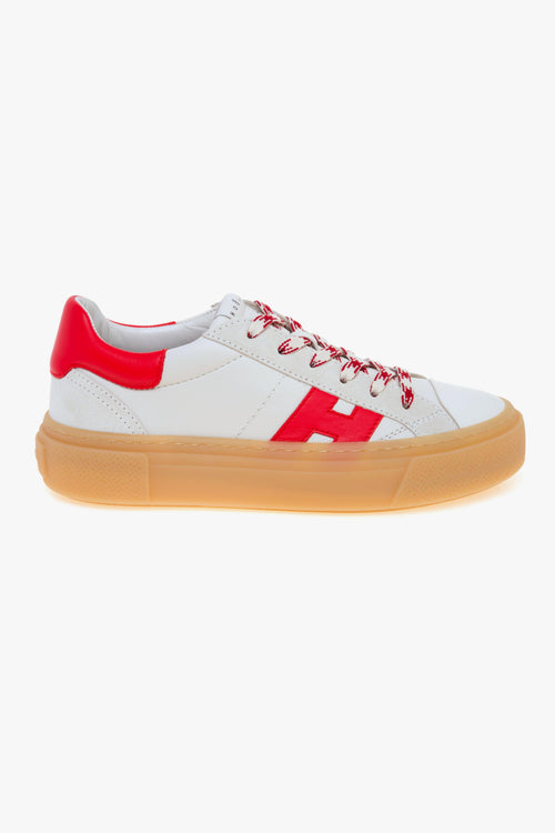 Sneaker Crosswind in pelle e camoscio