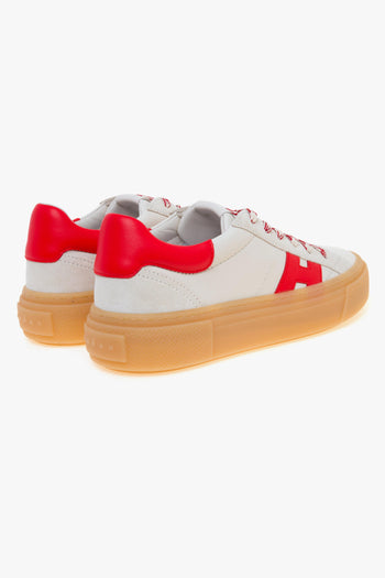 Sneaker Crosswind in pelle e camoscio - 3