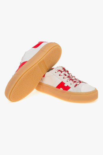 Sneaker Crosswind in pelle e camoscio - 4
