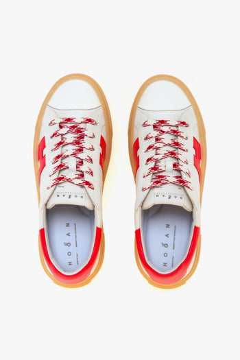 Sneaker Crosswind in pelle e camoscio - 5