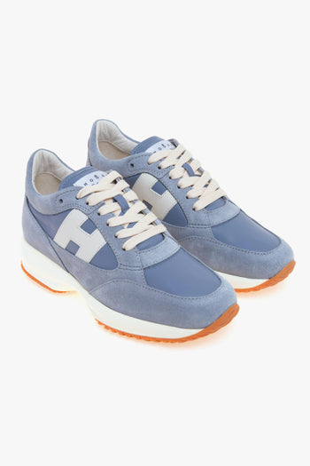 Sneaker Interactive H713 in camoscio e pelle - 2