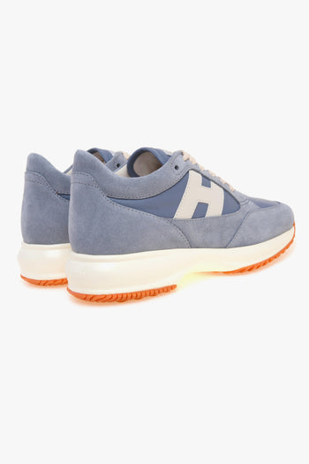 Sneaker Interactive H713 in camoscio e pelle - 3