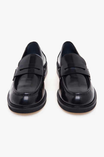 Mocassino Ahri in pelle spazzolata e suola in gomma - 5