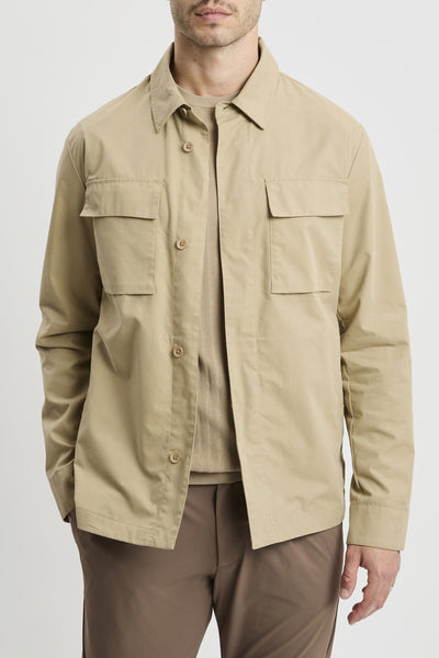 Overshirt in cotone-nylon