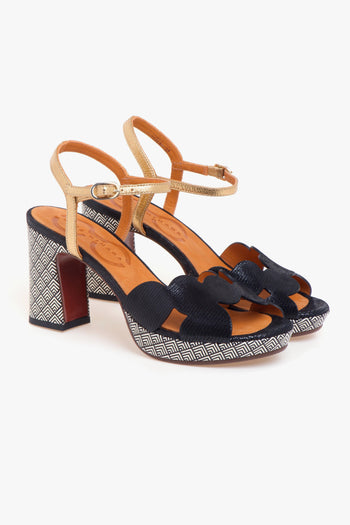 Sandalo in pelle con tacco 85 mm - 2