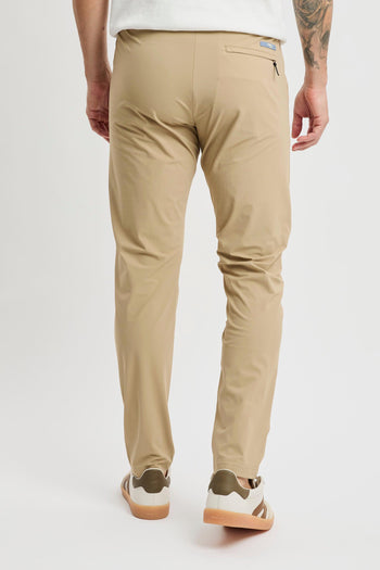 Pantalone con pence in tessuto elasticizzato - 5