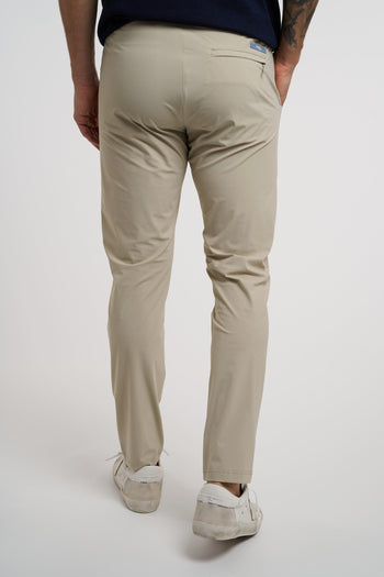 Pantalone con pence in tessuto elasticizzato - 4