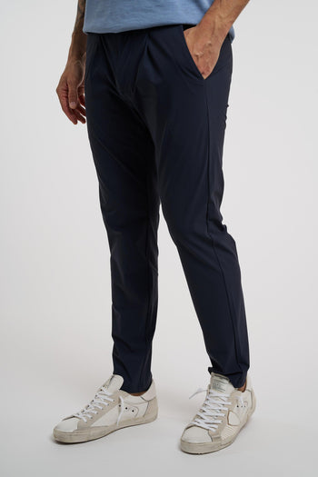 Pantalone con pence in tessuto elasticizzato - 2