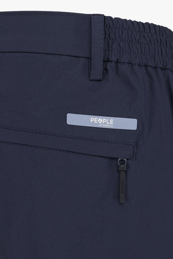 Pantalone con pence in tessuto elasticizzato - 10