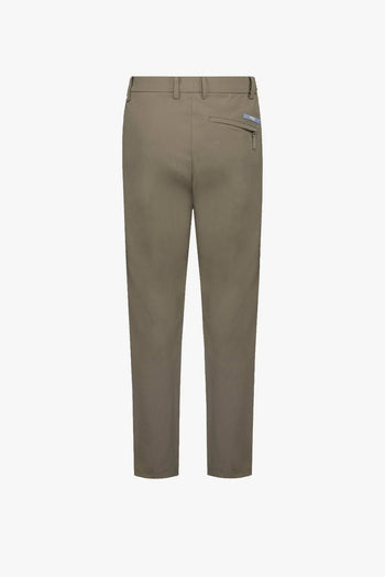 Pantalone con pence in tessuto elasticizzato - 9