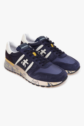 Sneaker Lander in camoscio e tessuto - 2