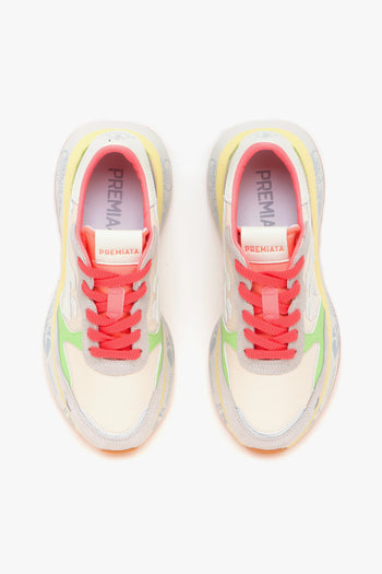 Sneaker Lauryn in camoscio e tessuto - 5