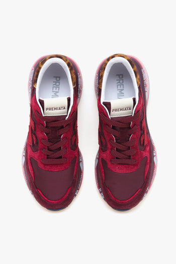 Sneaker Lauryn in camoscio e tessuto tecnico - 5