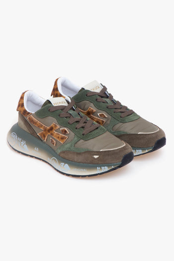 Sneaker Lauryn un pelle e camoscio - 2