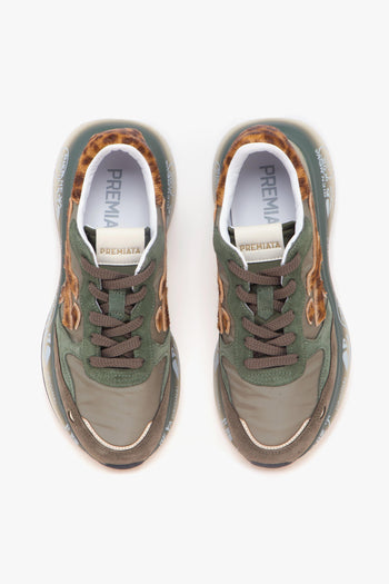 Sneaker Lauryn un pelle e camoscio - 5