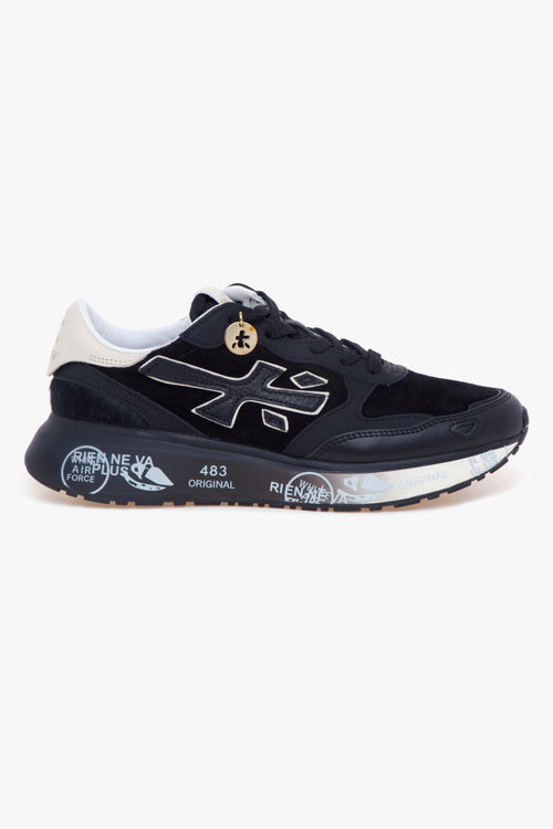 Sneaker Lauryn in camoscio e pelle