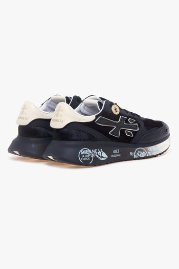 Sneaker Lauryn in camoscio e pelle - 3