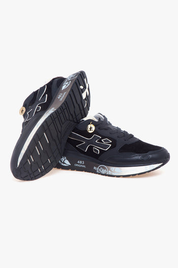 Sneaker Lauryn in camoscio e pelle - 4