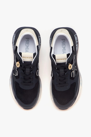 Sneaker Lauryn in camoscio e pelle - 5