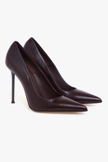 Decolletè in pelle con tacco 110 mm - 2