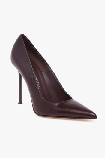Decolletè in pelle con tacco 110 mm - 4