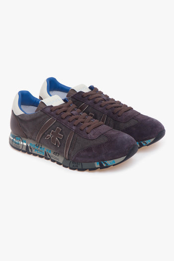 Sneaker Lucy in camoscio e tessuto - 2