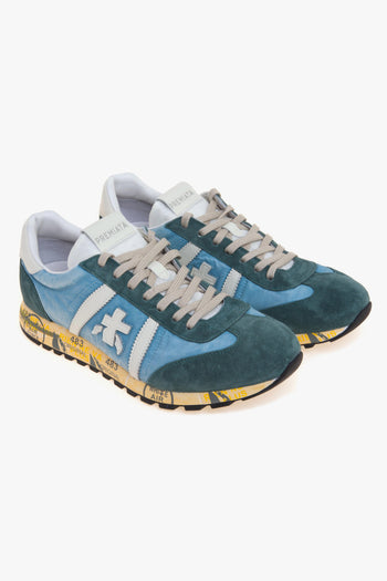 Sneaker Lucy in camoscio e tessuto - 2
