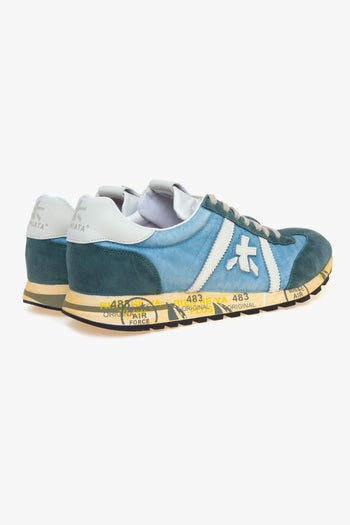 Sneaker Lucy in camoscio e tessuto - 3