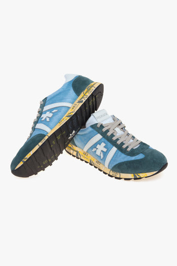 Sneaker Lucy in camoscio e tessuto - 4